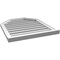 Ekena Millwork Octagonal Top Surface Mount PVC Gable Vent w/ 2"W x 2"P Brickmould Sill Frame, 26"W x 30"H GVPOT26X3003SF - alternate 3
